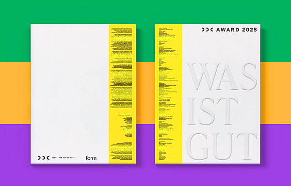 DDC AWARD 2025 WAS IST GUT – Gutes Design und Mut zur Transformation