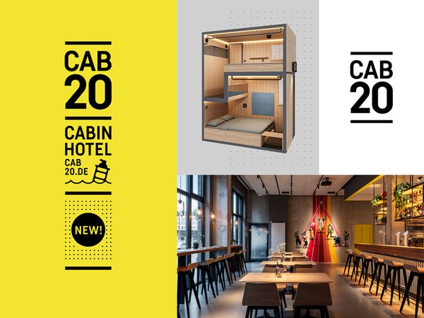 Cab20 Cabin Hotel - Corporate Design
