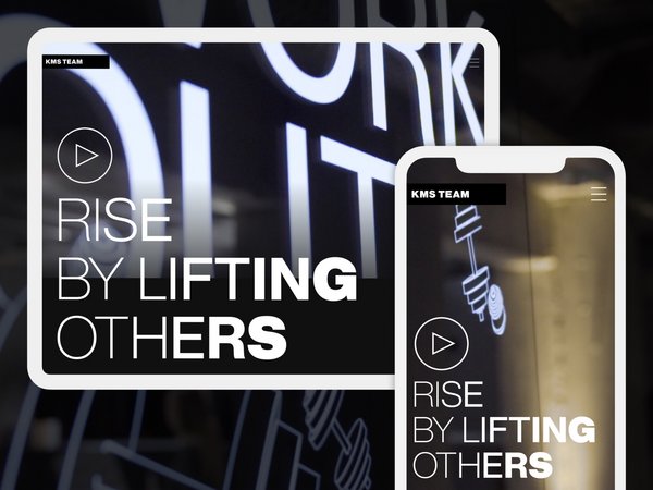 »Rise by lifting others«  - KMS TEAM Website Relaunch